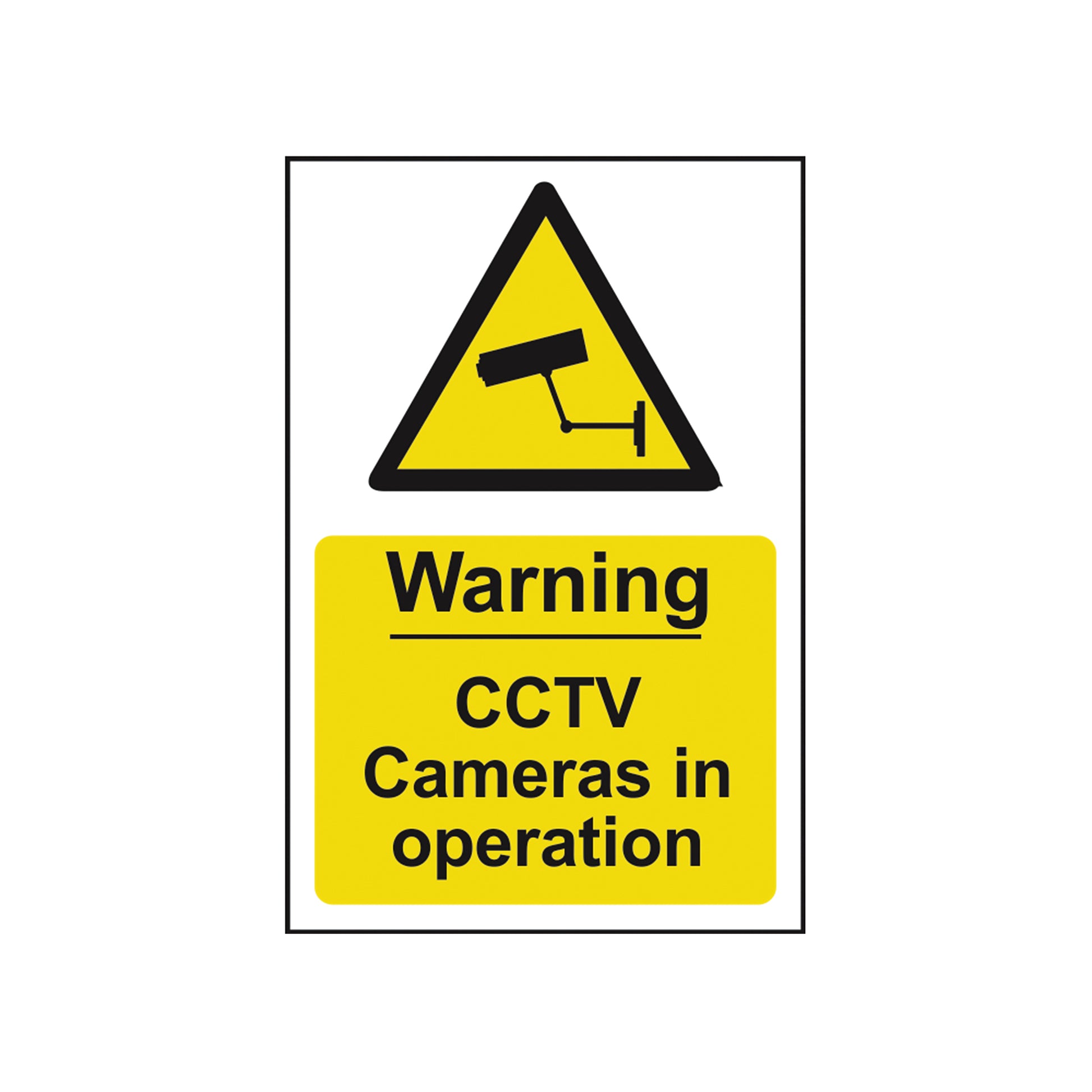 Spectrum Industrial Warning CCTV Cameras In Op S/A PVC Sign 200x300mm ...