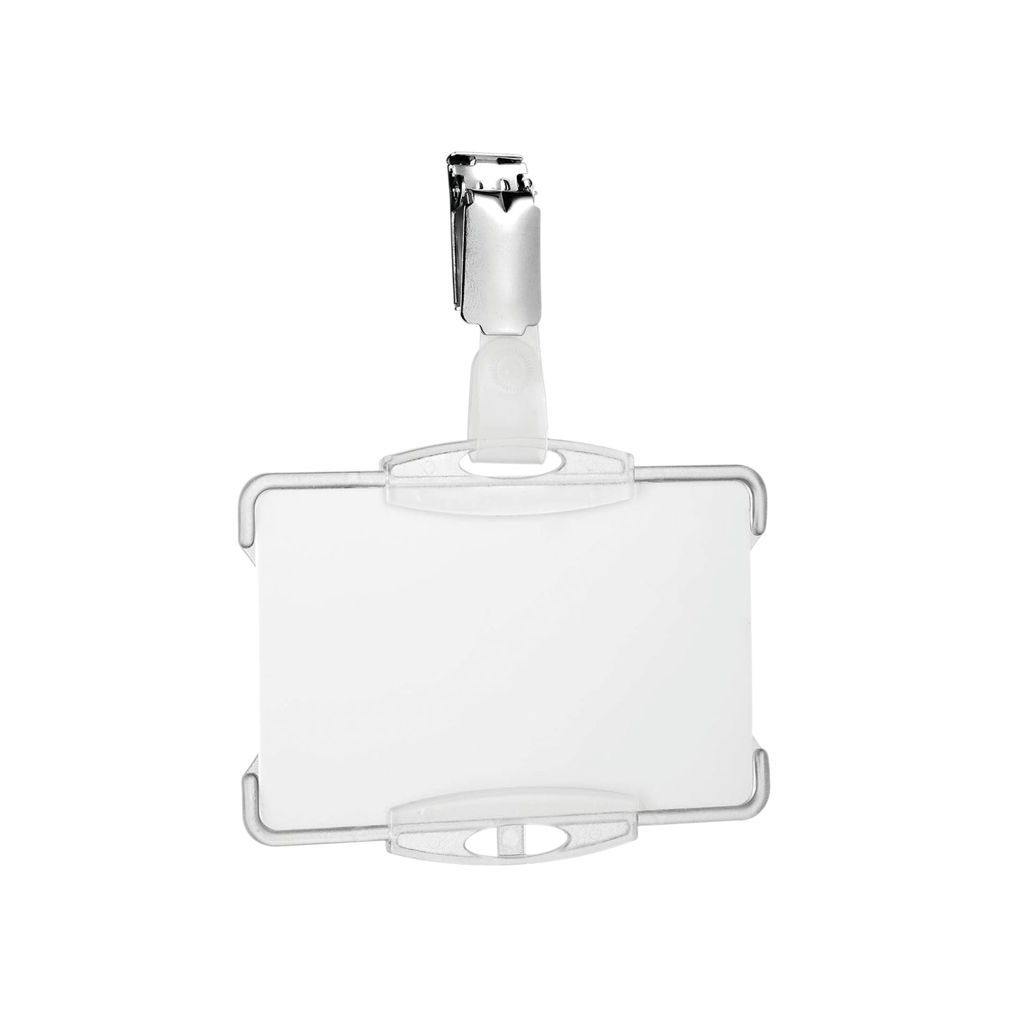 Durable Security Pass Holder with Clip 54x85mm Clear (Pack of 25) 8118/19