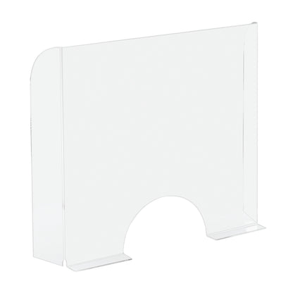 Exacompta Sneeze Guard Cashier Protection Stand 95x68cm 80058D