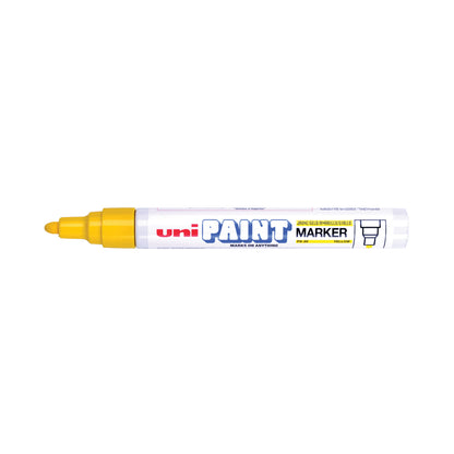Unipaint PX-20 Paint Marker Medium Bullet Yellow (Pack of 12) 545509000