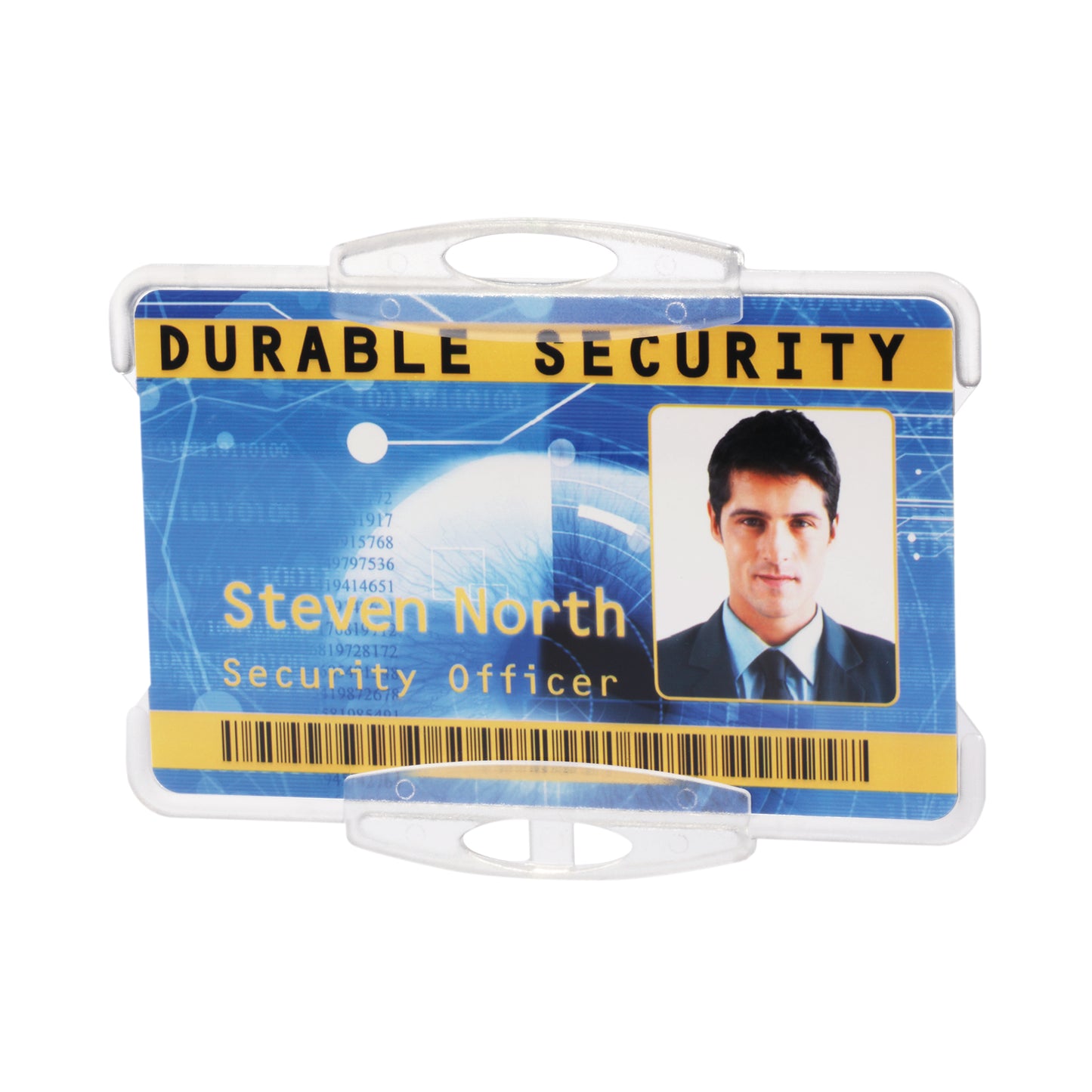 Durable Security Pass Holder 54x85mm Clear (Pack of 10) 891819