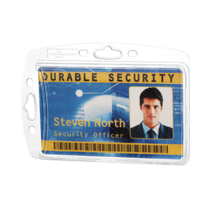 Durable Proximity Card Holder 54x85mm Clear (Pack of 10) 890519