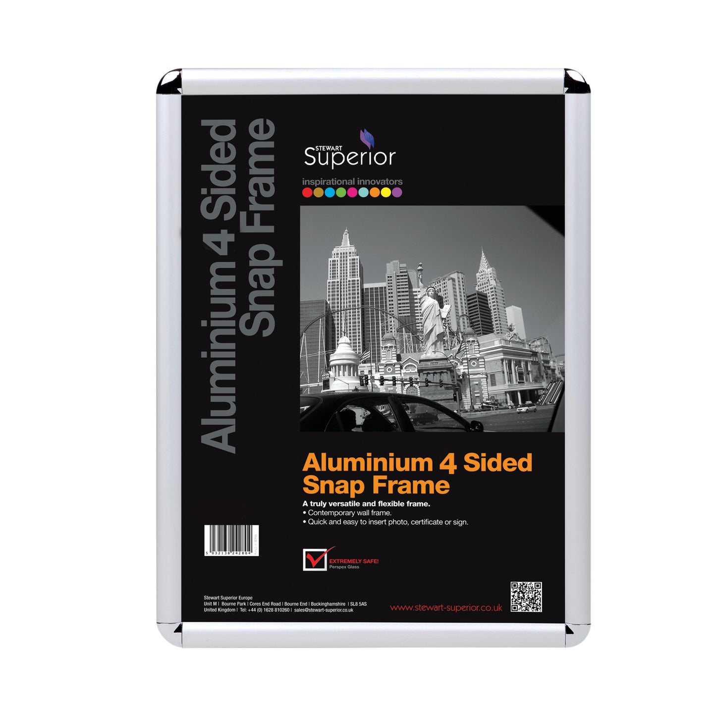 Stewart Superior Snap Frame A1 Chrome ROUNDA1