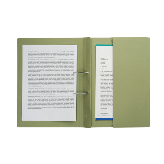 Pocket Spiral Files 285gsm Foolscap Green (Pack of 25) TPFM-GRNZ
