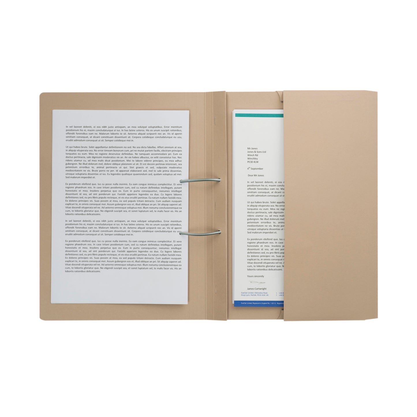 Pocket Spiral Files 285gsm Foolscap Buff (Pack of 25) TPFM-BUFZ