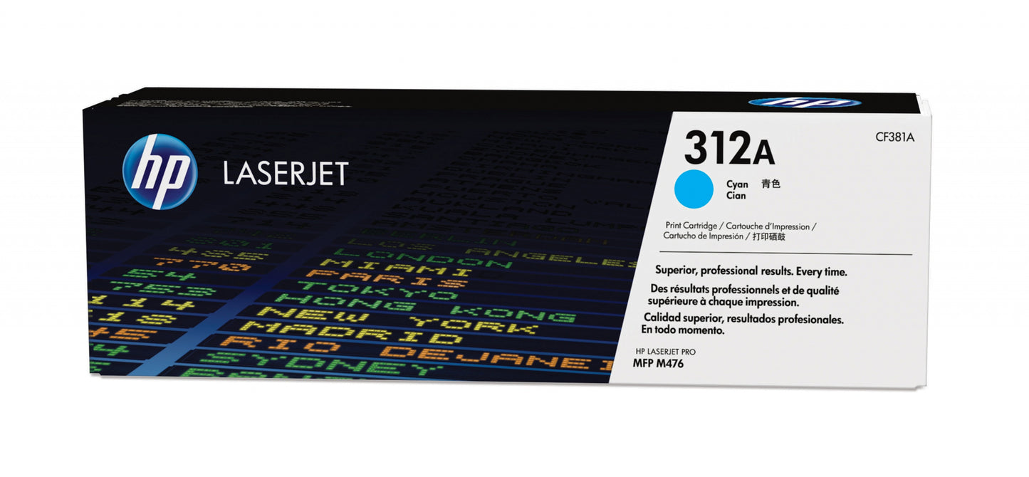HP 312A Cyan LaserJet Toner Cartridge