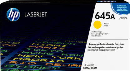 HP 645A Yellow Original LaserJet Toner Cartridge