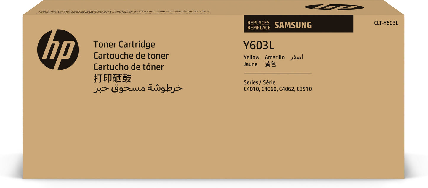 Samsung CLT-Y603L High Yield Yellow Original Toner Cartridge