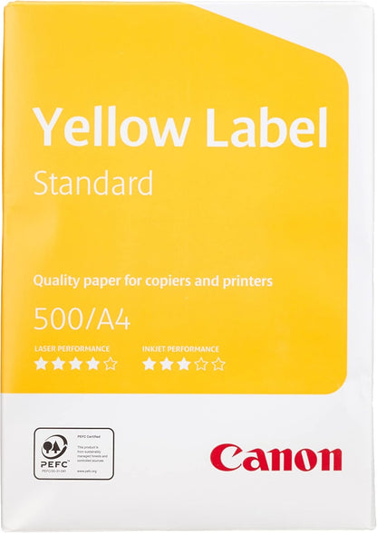 CANON WOP512 YELLOW LABEL 80GSM A3 500 PEFC