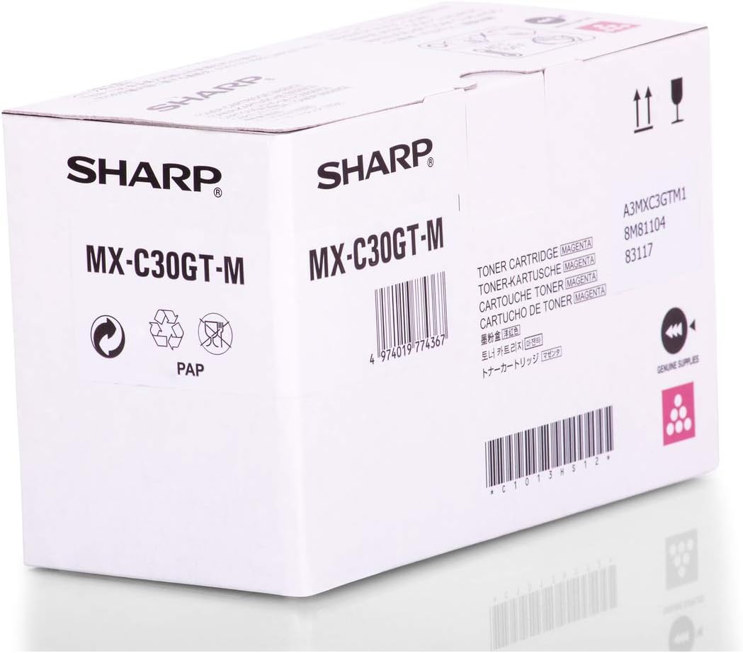 Sharp MXC30GTM toner cartridge 1 pc(s) Original Magenta
