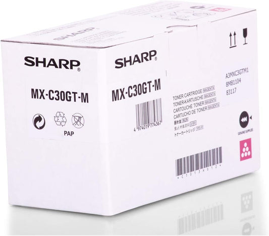Sharp MXC30GTM toner cartridge 1 pc(s) Original Magenta