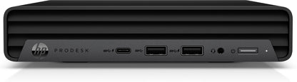 HP ProDesk 400 G6 Intel® Core™ i5 i5-10500T 8 GB DDR4-SDRAM 256 GB SSD Windows 10 Pro Mini PC Black