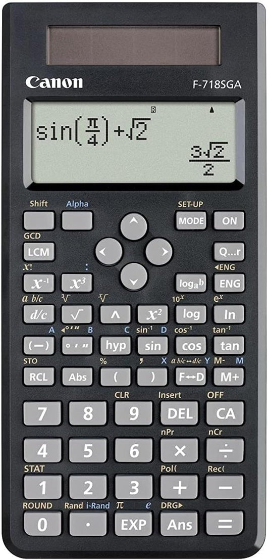 Canon F-718SGA calculator Pocket Scientific Black