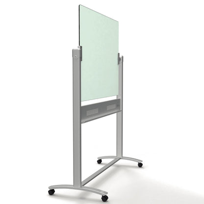 Nobo Brilliant White Glass Mobile Whiteboard 120x90cm