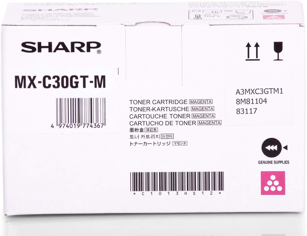 Sharp MXC30GTM toner cartridge 1 pc(s) Original Magenta
