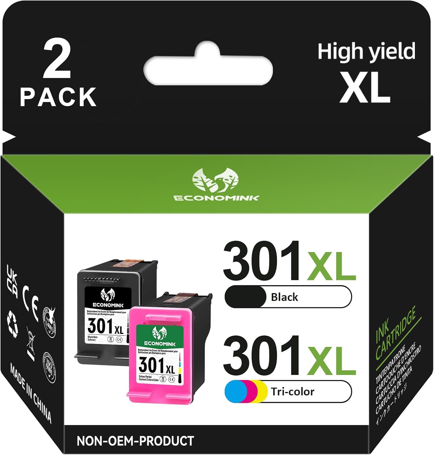 KODAK COMPAT HP HP301XL Blk HP301XL Col Combo Pack