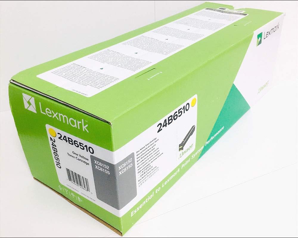 Lexmark 24B6510 toner cartridge 1 pc(s) Original Yellow