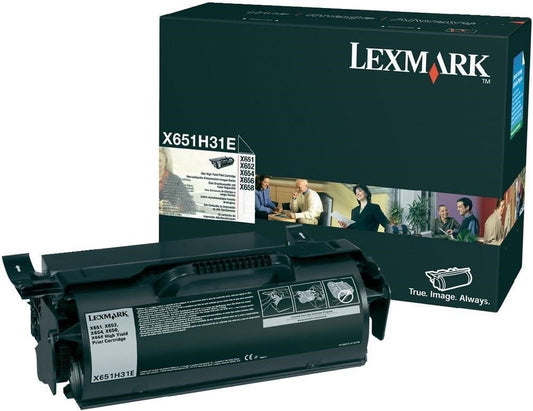 Lexmark X651H31E High yield print cartridge toner cartridge 1 pc(s) Original Black