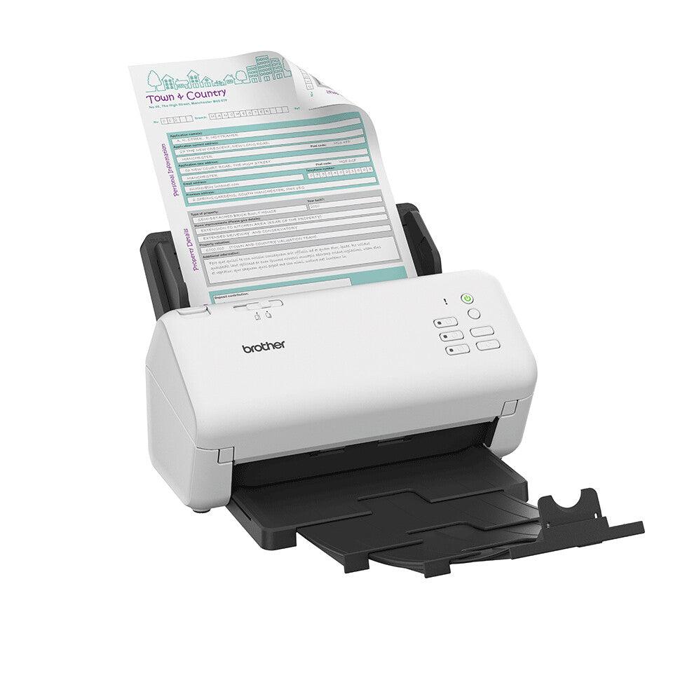 Brother ADS-4300N ADF scanner 600 x 600 DPI A4 Black, White