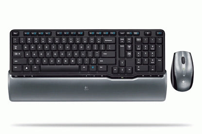 Logitech Cordless Desktop S520 keyboard Mouse included RF Wireless