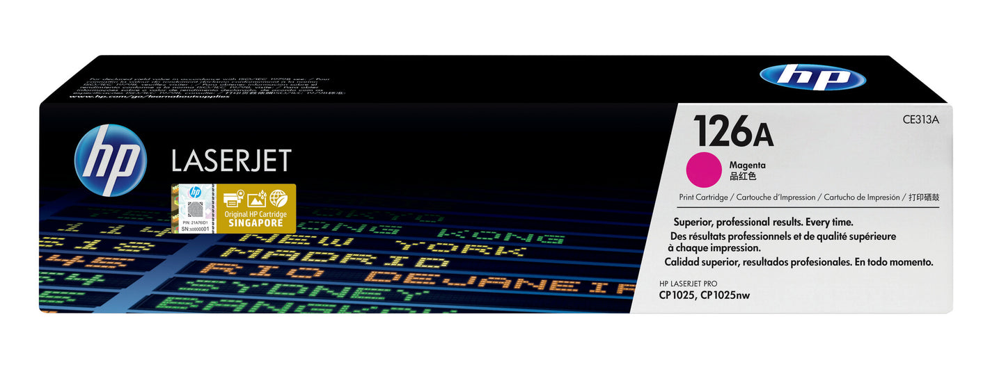 HP 126A Magenta Original LaserJet Toner Cartridge