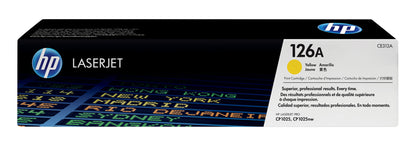 HP 126A Yellow Original LaserJet Toner Cartridge