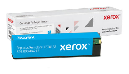 Everyday ™ Cyan Cartridge by Xerox compatible with HP 972X (F6T81AE), High capacity