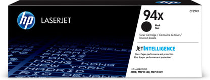 HP 94X High Yield Black Original LaserJet Toner Cartridge