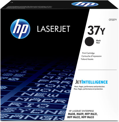 HP 37Y Extra High Yield Black Original LaserJet Toner Cartridge