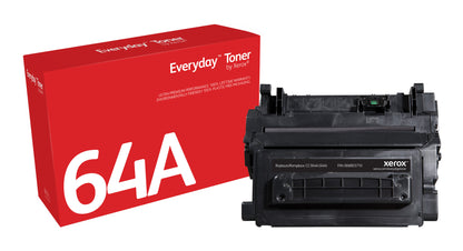 Everyday ™ Black Toner by Xerox compatible with HP 64A (CC364A), Standard capacity