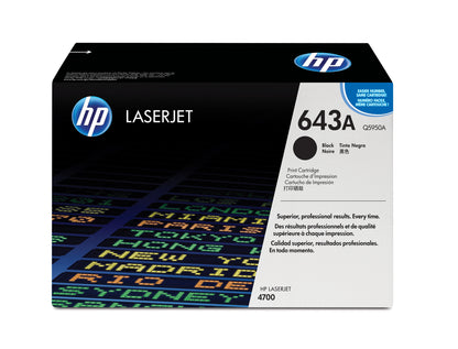 HP 643A Black Original LaserJet Toner Cartridge