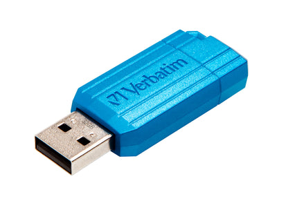 Verbatim PinStripe - USB Drive 32 GB - Caribbean Bluee