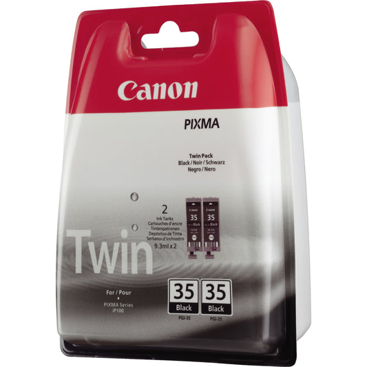 Canon PGI-35BK Black Ink Cartridge (Twin Pack)