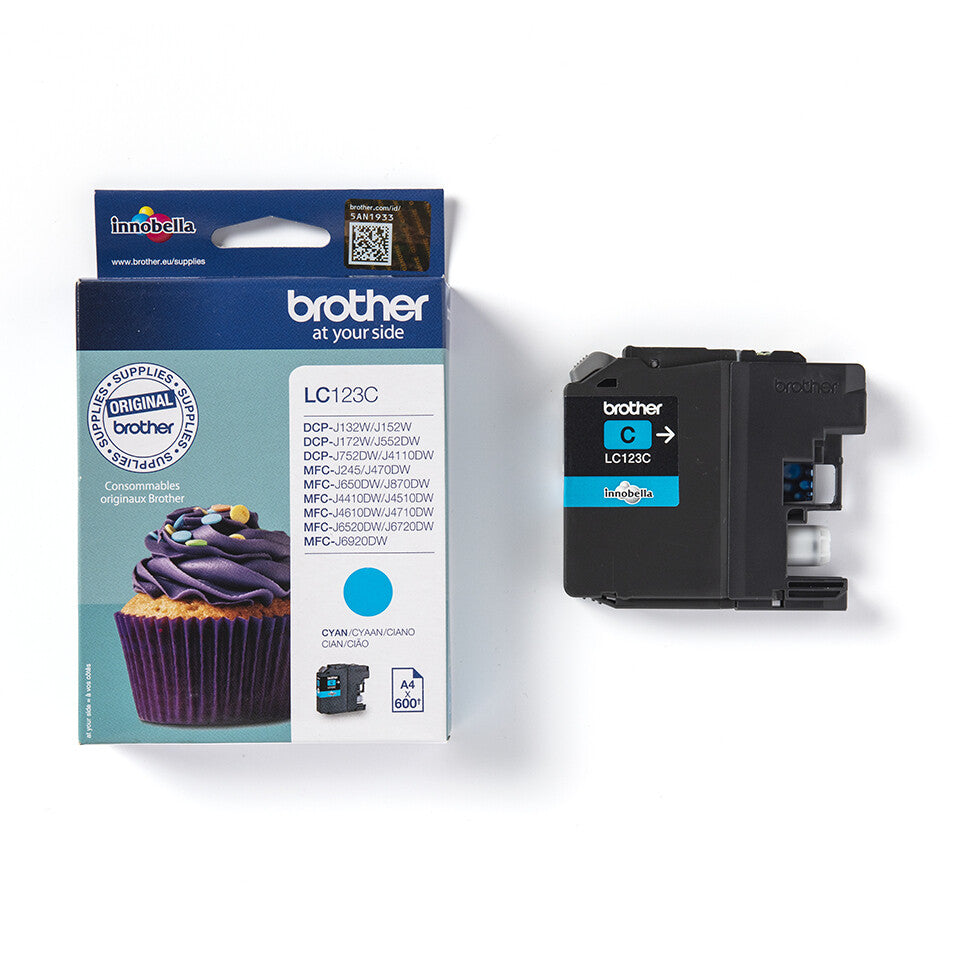 Brother LC123C ink cartridge 1 pc(s) Original Cyan