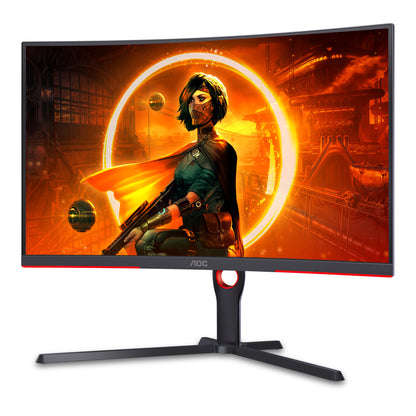 AOC CQ32G3SU/BK computer monitor 80 cm (31.5") 2560 x 1440 pixels Quad HD LED Black, Red