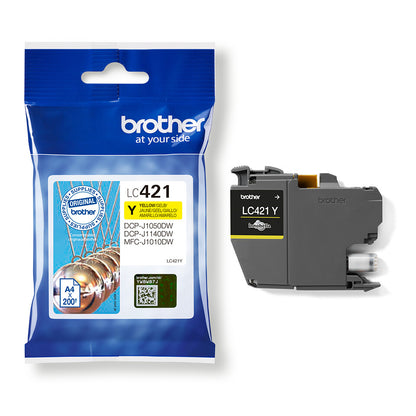 Brother LC421Y ink cartridge 1 pc(s) Original Yellow