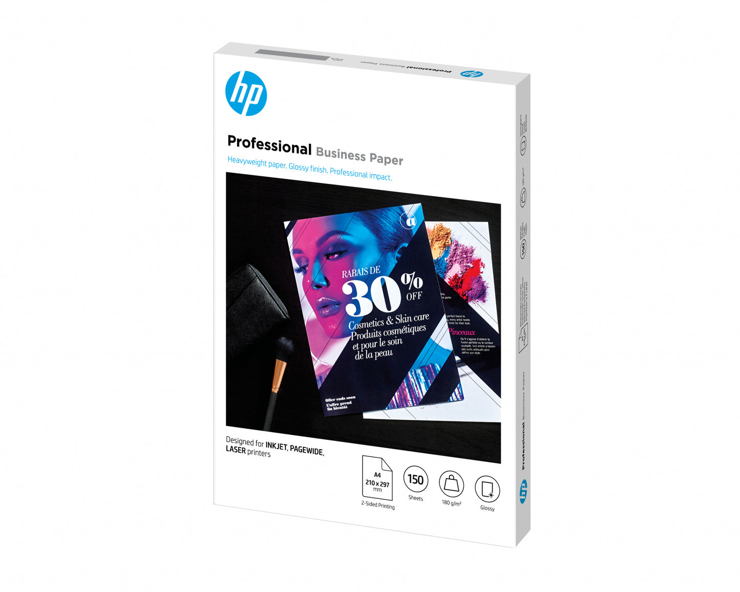 HP Professional Business Paper, Glossy, 180 g/m2, A4 (210 x 297 mm), 150 sheets