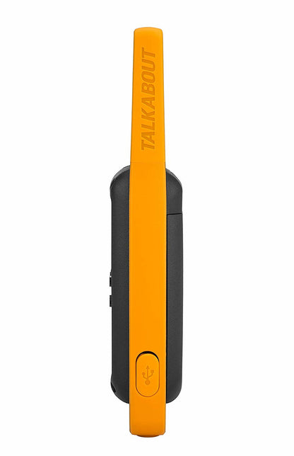 Motorola T82 Extreme Twin Pack two-way radio 16 channels Black, Orange