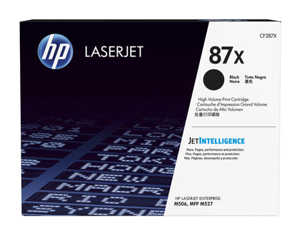 HP 87X High Yield Black Original LaserJet Toner Cartridge