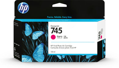 HP 745 130-ml DesignJet Magenta Ink Cartridge