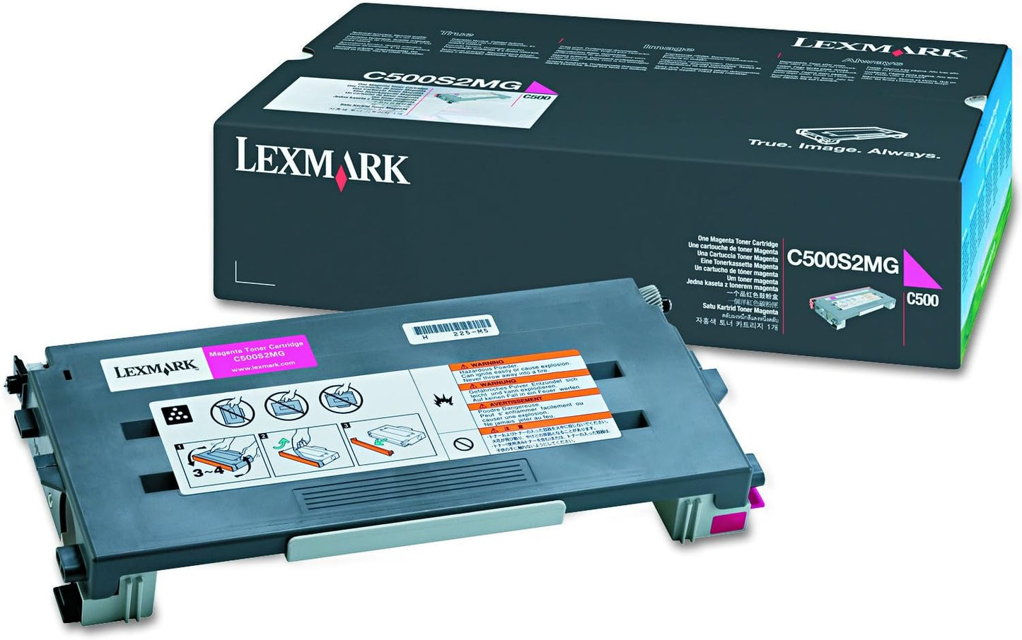 Lexmark C500, X500, X502 Magenta (1.5K) toner cartridge Original, C500S2MG