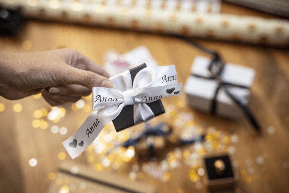 Brother TZE-R251 label-making tape Black on white