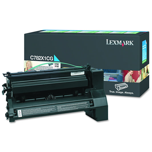 Lexmark C782X1CG toner cartridge 1 pc(s) Original Cyan