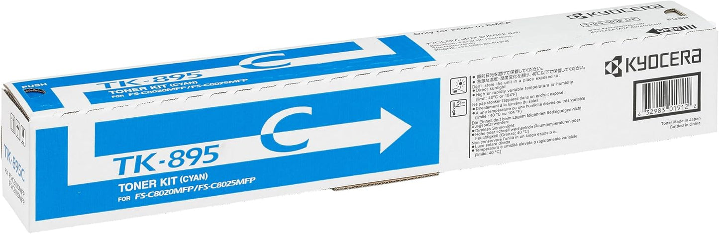 KYOCERA TK-895C toner cartridge 1 pc(s) Original Cyan