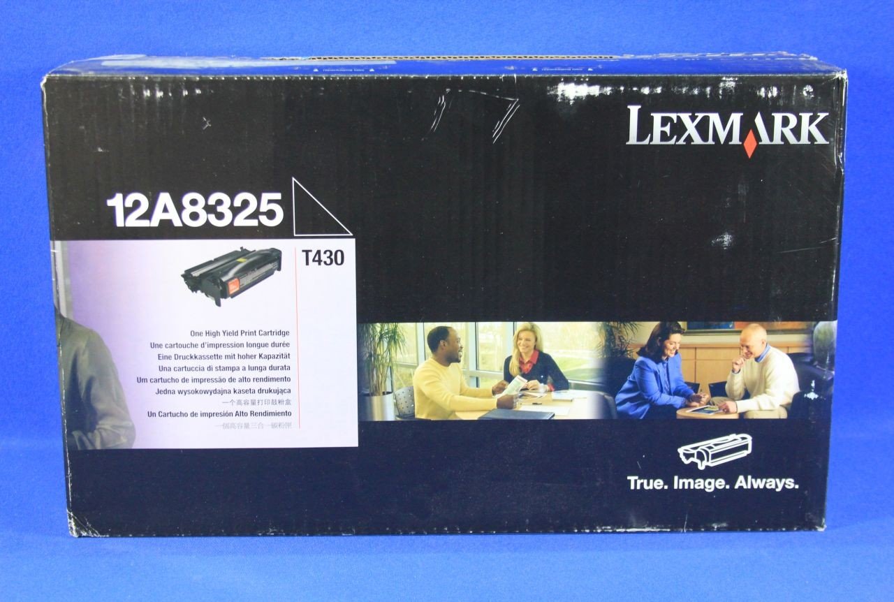 Lexmark 12A8325 High Yield Print Cartridge toner cartridge Original Black