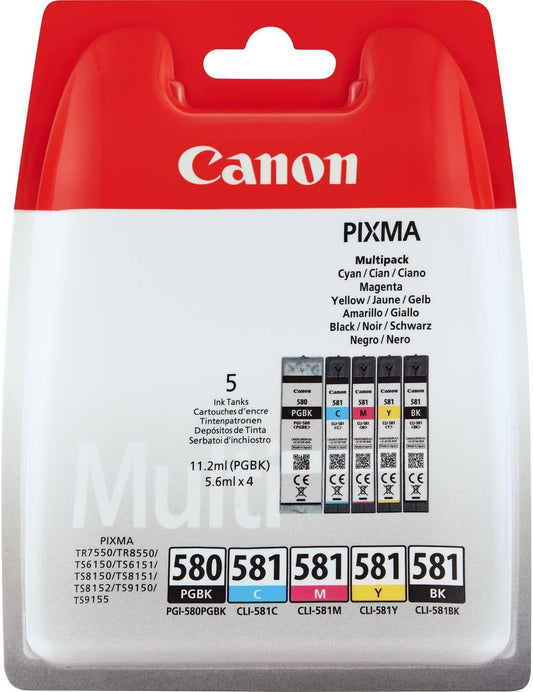KODAK COMPAT CANON PGI-580XL Black, CLI-581 XL B,C,M,Y