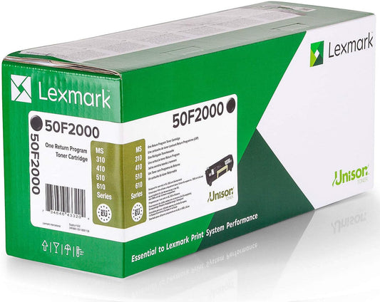 Lexmark 50F2000 toner cartridge 1 pc(s) Original Black