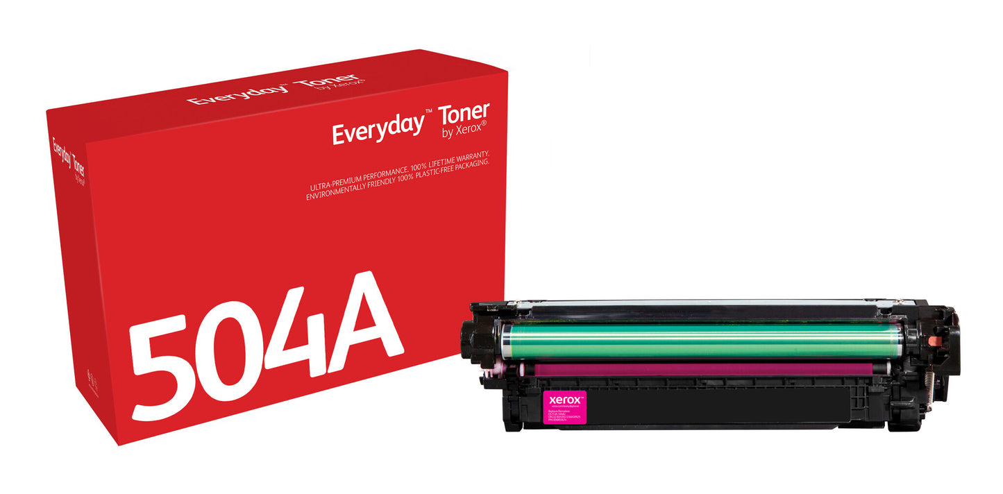Everyday ™ Magenta Toner by Xerox compatible with HP 504A (CE253A), Standard capacity