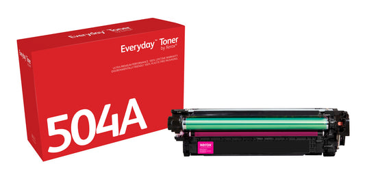 Everyday ™ Magenta Toner by Xerox compatible with HP 504A (CE253A), Standard capacity