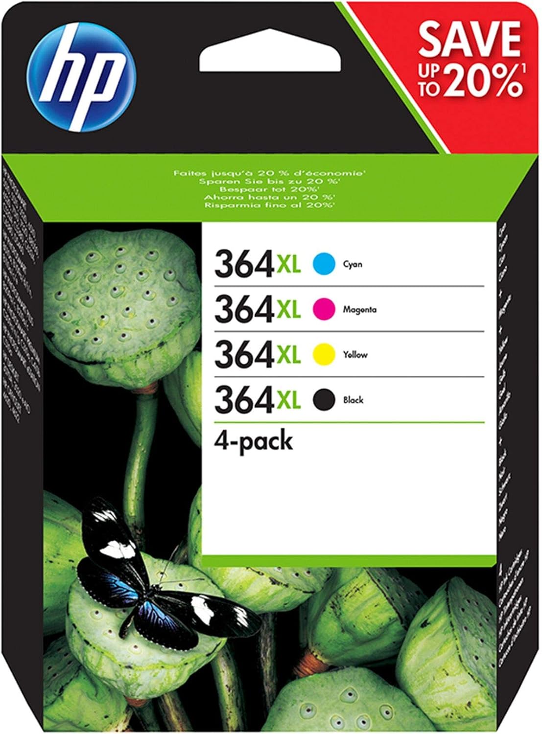 KODAK COMPAT HP HP364XL Black Cyan, Magenta, Yellow